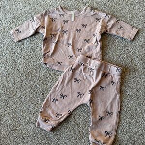 Rylee + Cru Pink Bow Set